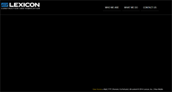 Desktop Screenshot of lexicon-inc.com